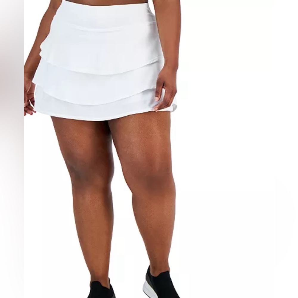 New IDEOLOGY Women’s Flounce Skort Curvy Plus Size Dri Fit Size 3X